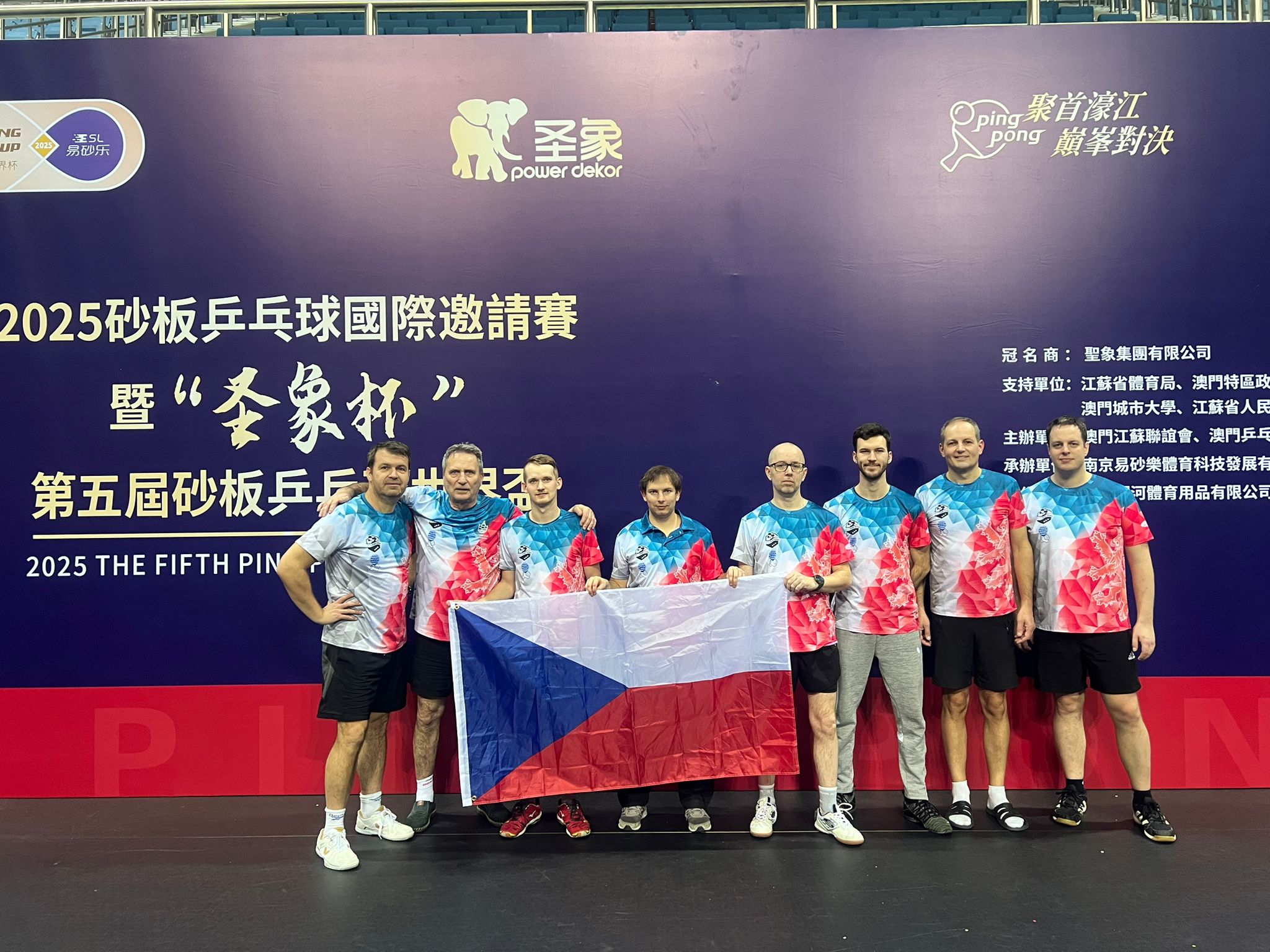 Společné foto celé české reprezentace